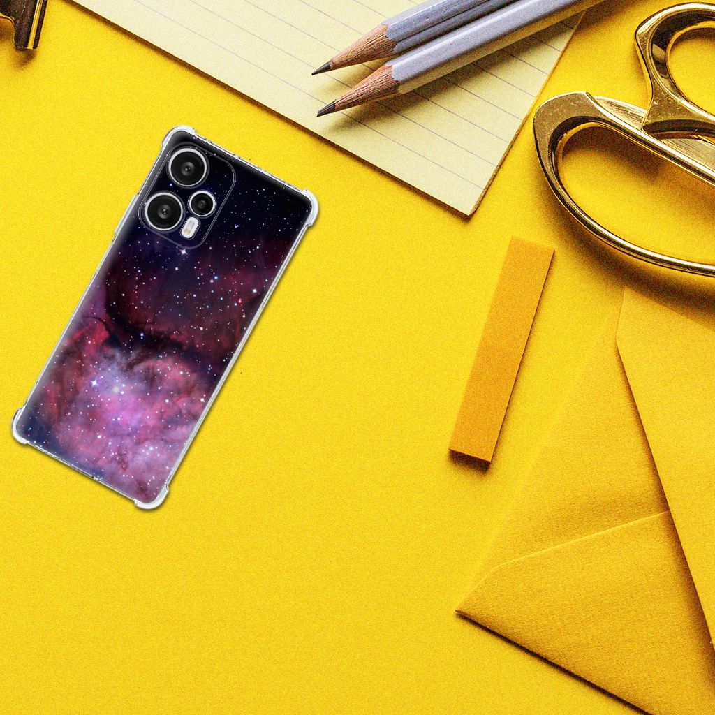 Xiaomi Poco F5 Shockproof Case Galaxy design voorkant