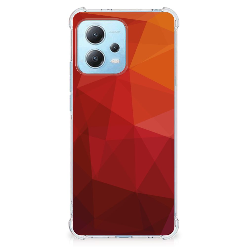 Shockproof Case voor Xiaomi Redmi Note 12 5G Polygon Red B2C Telecom