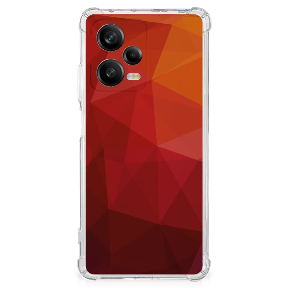 Shockproof Case voor Xiaomi Redmi Note 12 Pro Plus Polygon Red B2C Telecom