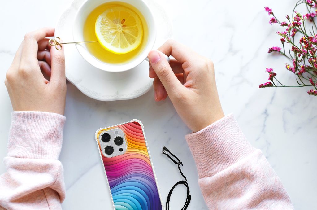 Shockproof Case voor iPhone 14 Pro Regenboog B2C Telecom
