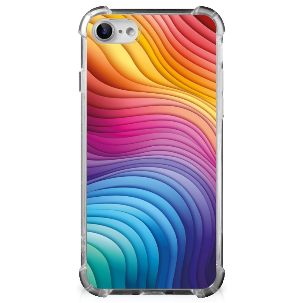Shockproof Case voor iPhone SE 2022/2020 | iPhone 8/7 Regenboog B2C Telecom