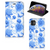 Smart Cover voor Apple iPhone 11 Flowers Blue met prachtig blauw bloemenontwerp đ¸