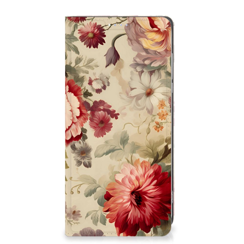 Smart Cover voor Motorola Moto G84 Bloemen