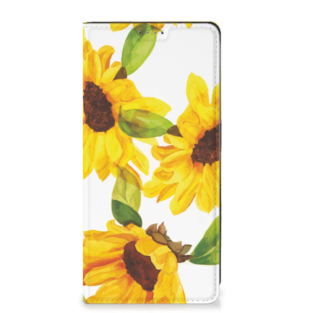 Smart Cover voor Nothing Phone (2) Zonnebloemen zonnebloemen design voorkant