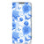 OnePlus 10 Pro Smart Cover Flowers Blue bloemen patroon vooraanzicht