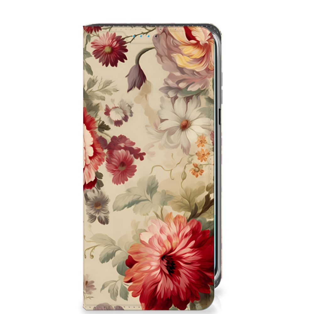 Samsung Galaxy A16 5G/4G Smart Cover Bloemen voorkant