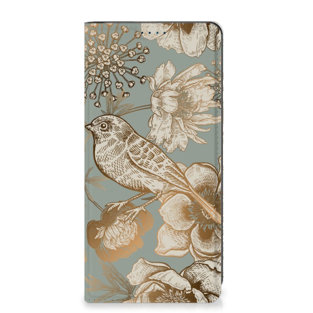 Smart Cover voor Xiaomi Redmi Note 12 Pro | Poco X5 Pro Vintage Bird Flowers