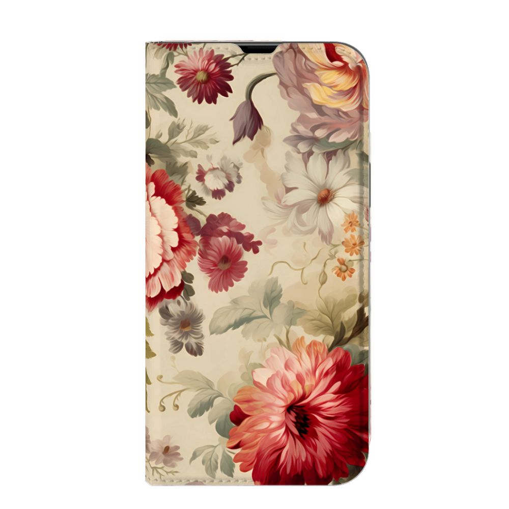 Smart Cover voor iPhone 13 Pro Max Bloemen met prachtige bloemenprint 🌸