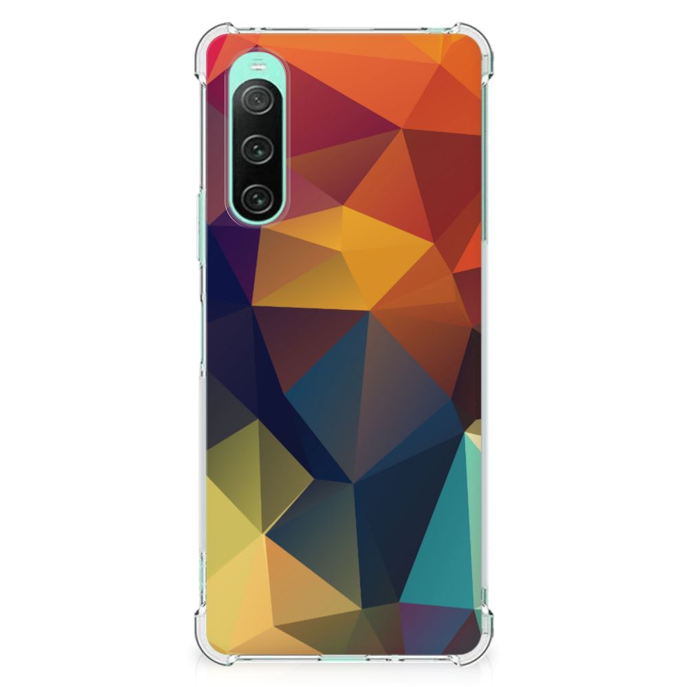 Sony Xperia 10 V Shockproof Case Polygon Color B2C Telecom