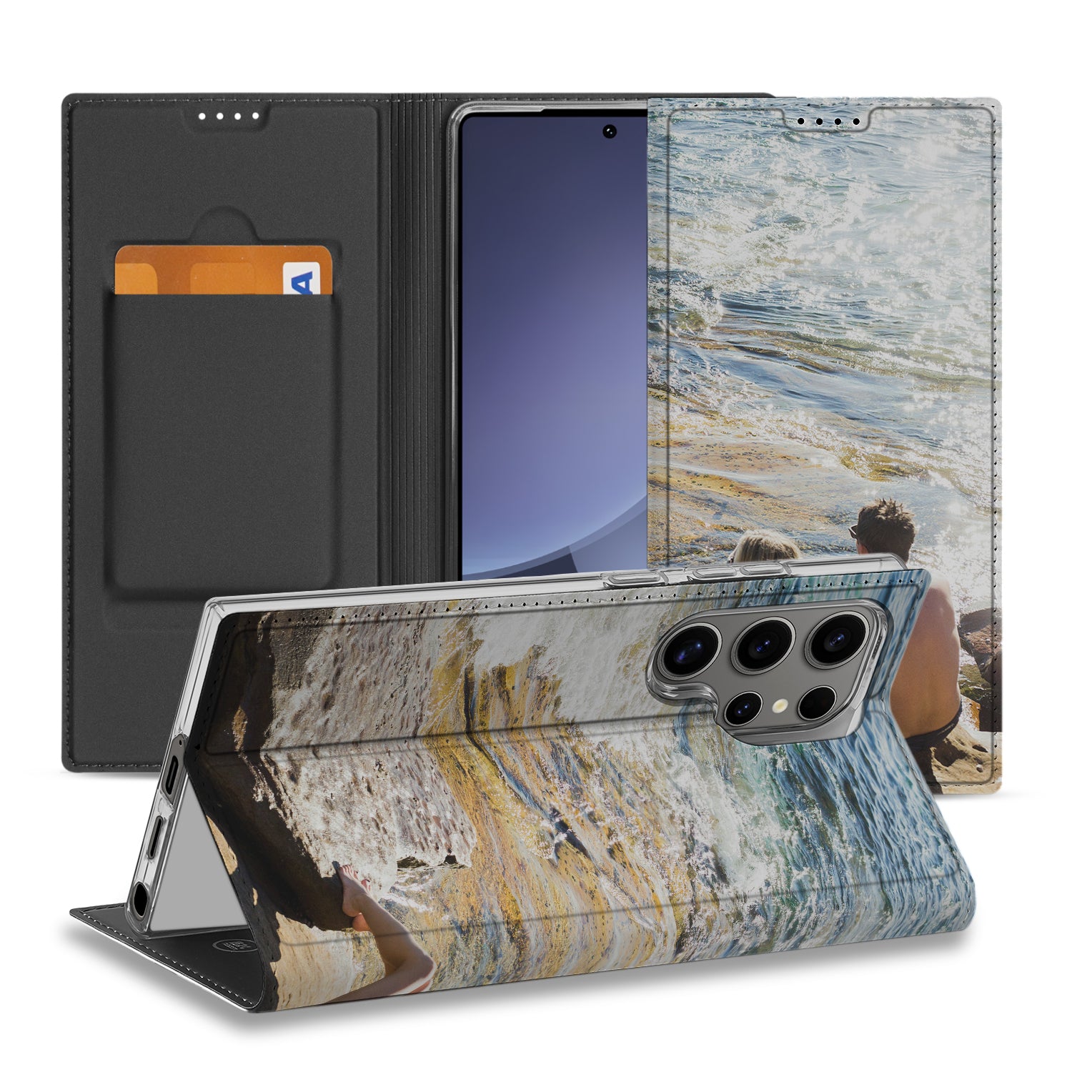 Samsung Galaxy S25 Ultra Stand Case Hoesje Maken design afbeelding aanzicht