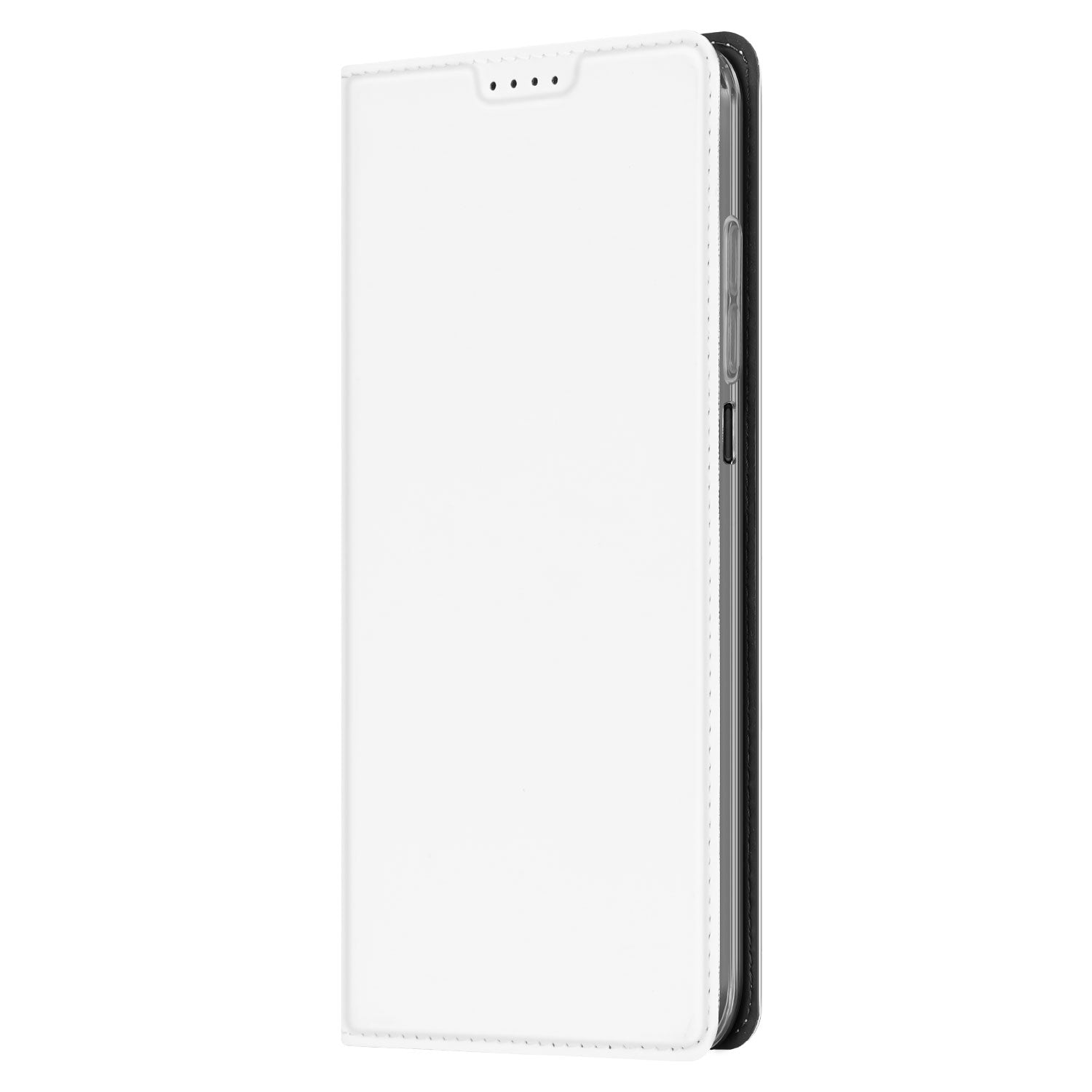 Stand Case Hoesje Samsung Galaxy A16 5G/4G Wit met Pashouder