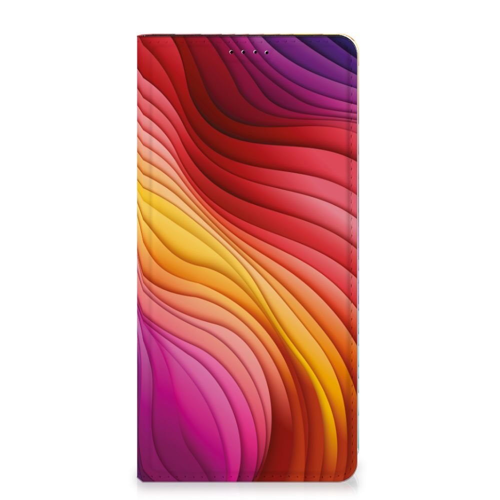 Samsung Galaxy A15 Stand Case Regenboog design vooraanzicht