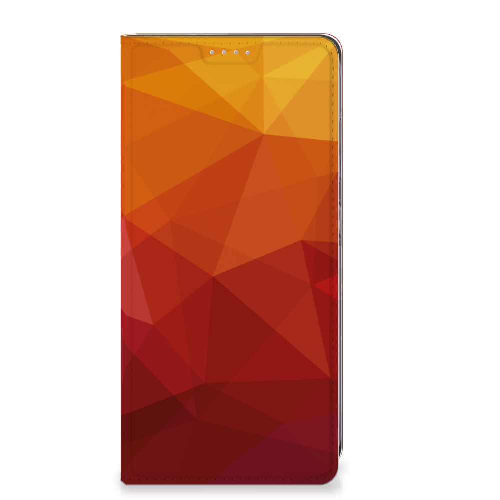 Stand Case voor Samsung Galaxy S24 Plus Polygon Red