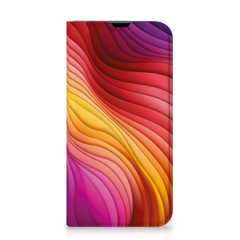 Apple iPhone 13 Pro Stand Case Regenboog voorkant