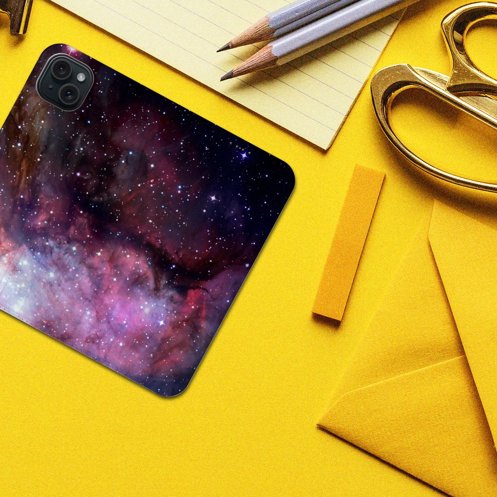 Stand Case voor iPhone 15 Plus Galaxy met een prachtig sterrenhemel design đ
