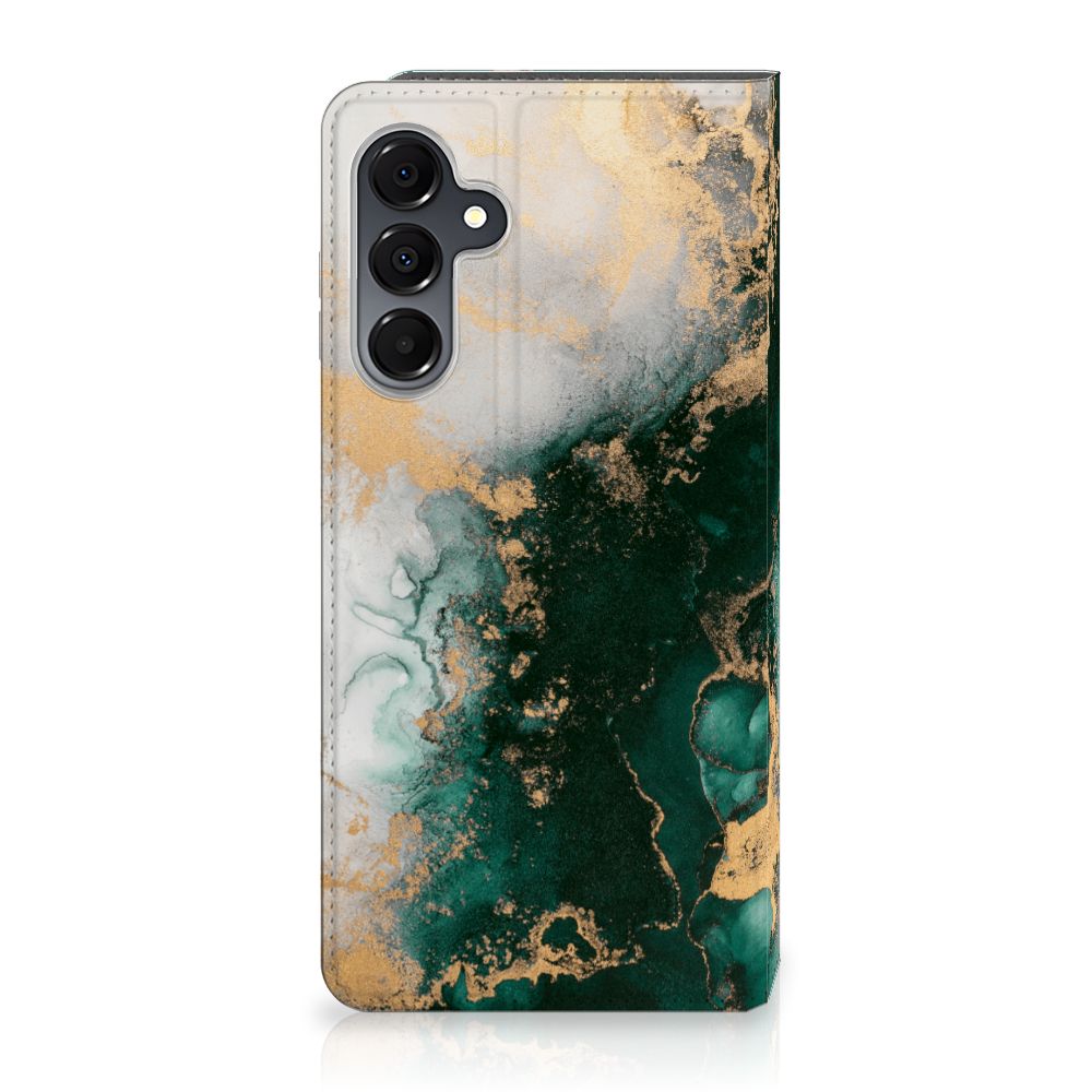 Samsung Galaxy A16 5G/4G Standcase Marmer Groen aanzicht