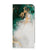 Standcase voor iPhone 15 Pro Max Marmer Groen met een elegant design van groen en gouden marmer.