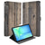 Steigerhout Book Case Hoesje met Standaard Samsung Galaxy Tab S10 FE Plus designnaam aanzicht