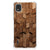 Nokia C2 2nd Edition Stevig Telefoonhoesje Wooden Cubes design voorkant