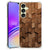 Stevig Telefoonhoesje voor Samsung Galaxy A35 Wooden Cubes B2C Telecom