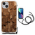 Stevig Telefoonhoesje voor iPhone 14 Plus Wooden Cubes B2C Telecom