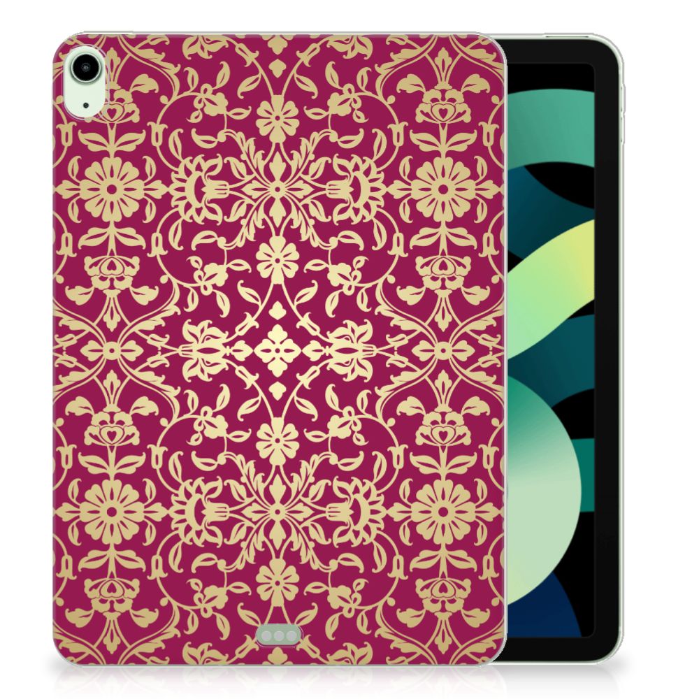 TPU Case iPad Air (2020/2022) 10.9 inch Barok Pink met elegant barok ontwerp.