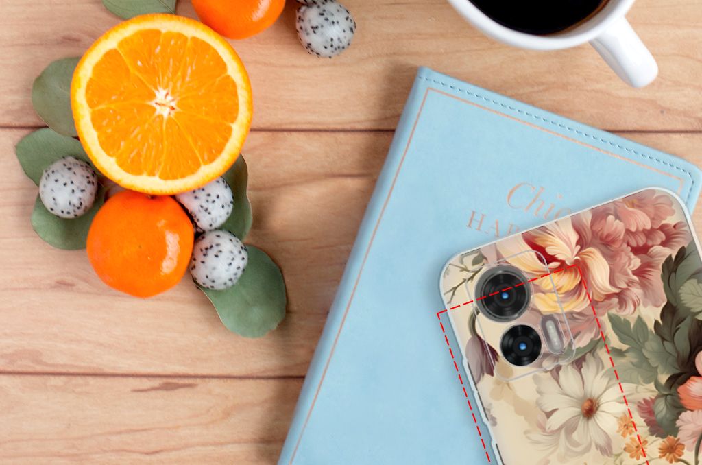 TPU Case voor Motorola Edge 30 Neo Bloemen