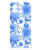TPU Case voor Motorola Edge 30 Neo Flowers Blue bloemen design zijaanzicht