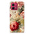 Motorola Moto G84 TPU Case Bloemen achterkant