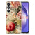 Samsung Galaxy A55 TPU Case bloemen voorkant achterzijde
