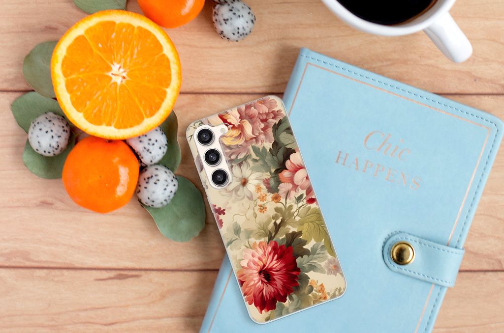 TPU Case voor Samsung Galaxy S23 Plus Bloemen