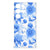 Samsung Galaxy S24 Ultra TPU Case Flowers Blue achterzijde