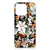 iPhone 16 Pro Max TPU Case Dark Flowers achterkant