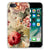 TPU Case voor iPhone SE 2022 | SE 2020 | 8 | 7 Bloemen met een prachtig bloemen design en een iPhone op de achtergrond.