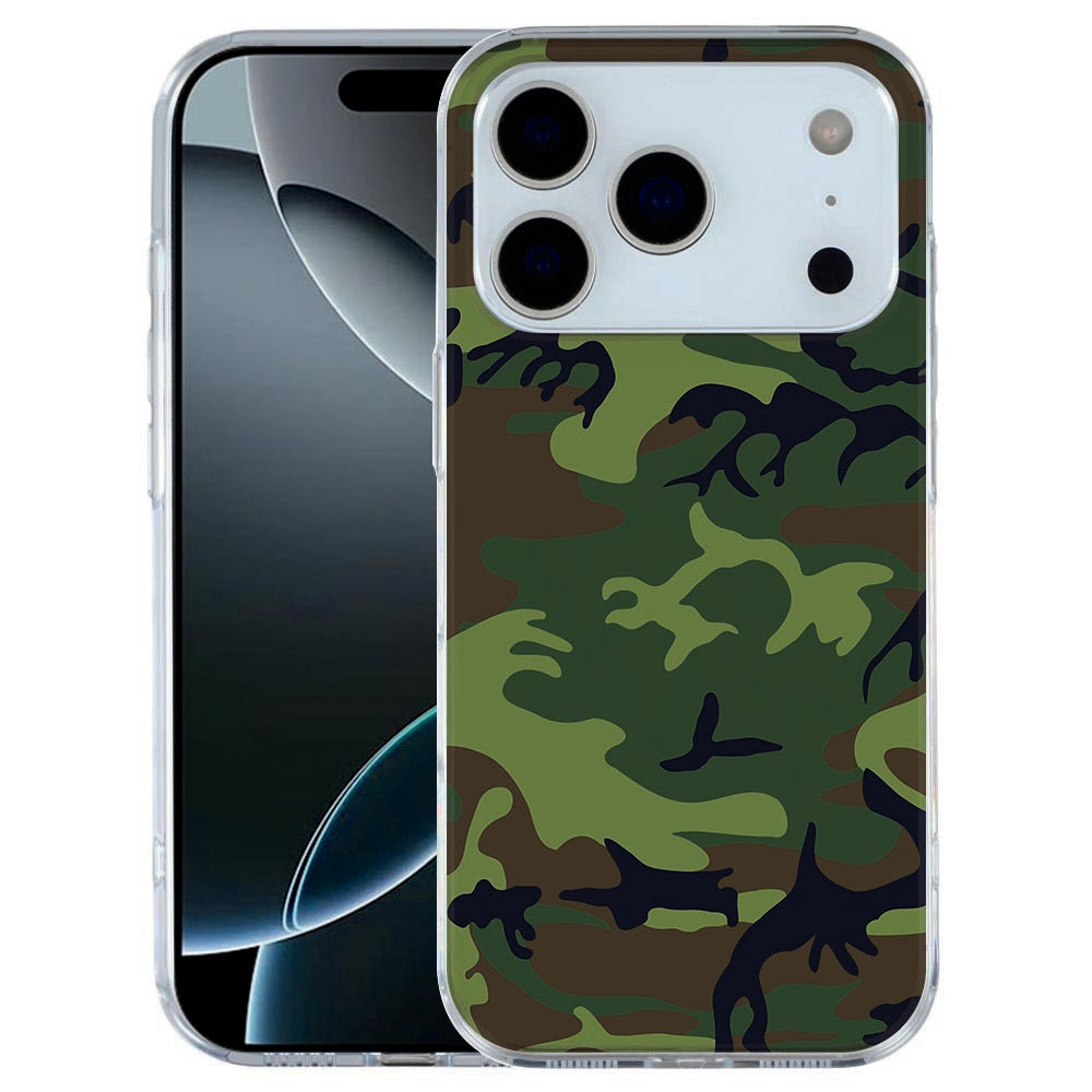 TPU Hoesje Apple iPhone 17 Pro Army Dark