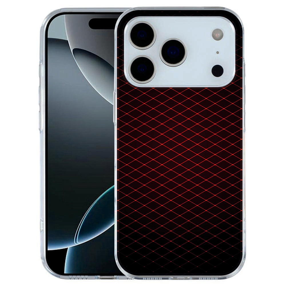 TPU Hoesje Apple iPhone 17 Pro Geruit Rood