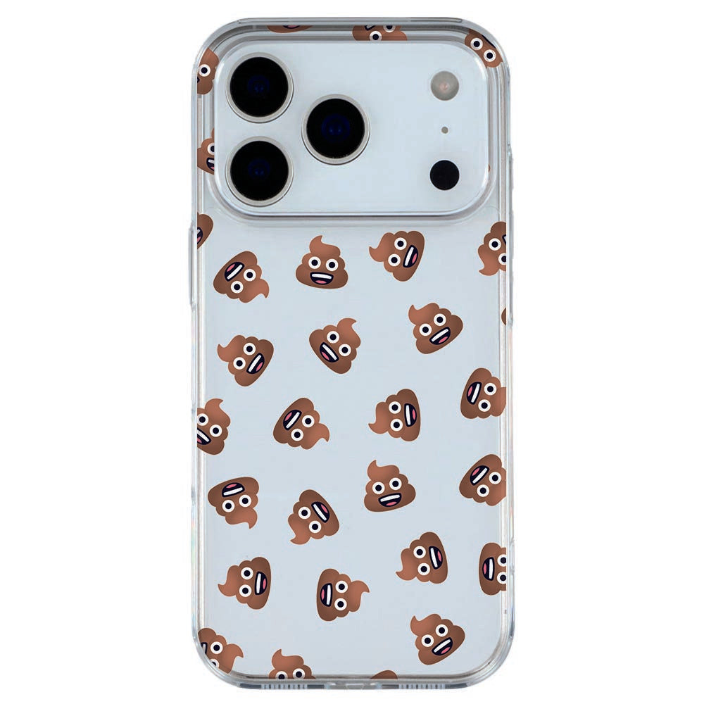 TPU Hoesje Apple iPhone 17 Pro Poep Emojis-B2ctelecom