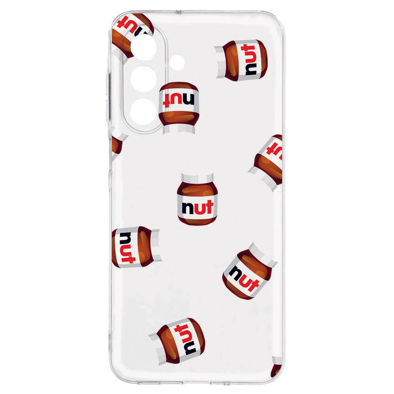 Samsung Galaxy A17 TPU Hoesje Nut Jar Backcover ontwerp voorkant