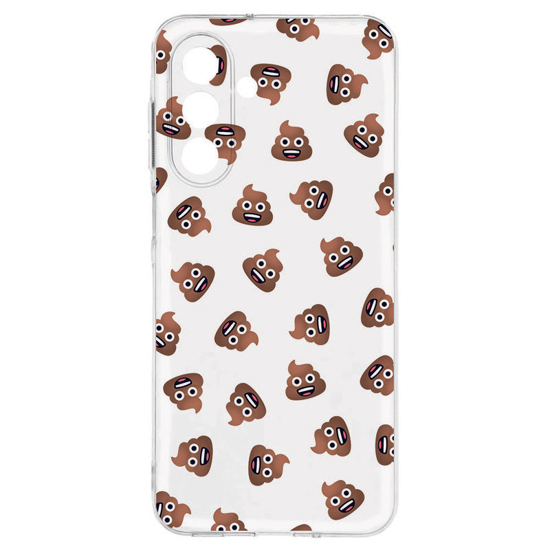 TPU Hoesje Samsung Galaxy A17 Poep Emojis Backcover voorkant