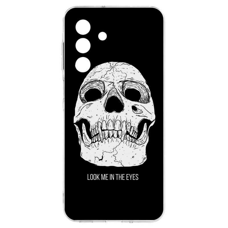 Samsung Galaxy A17 TPU Hoesje Skull Eyes achterkant