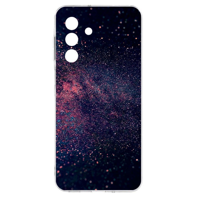 Samsung Galaxy A17 TPU Hoesje Stars achterkant ontwerp