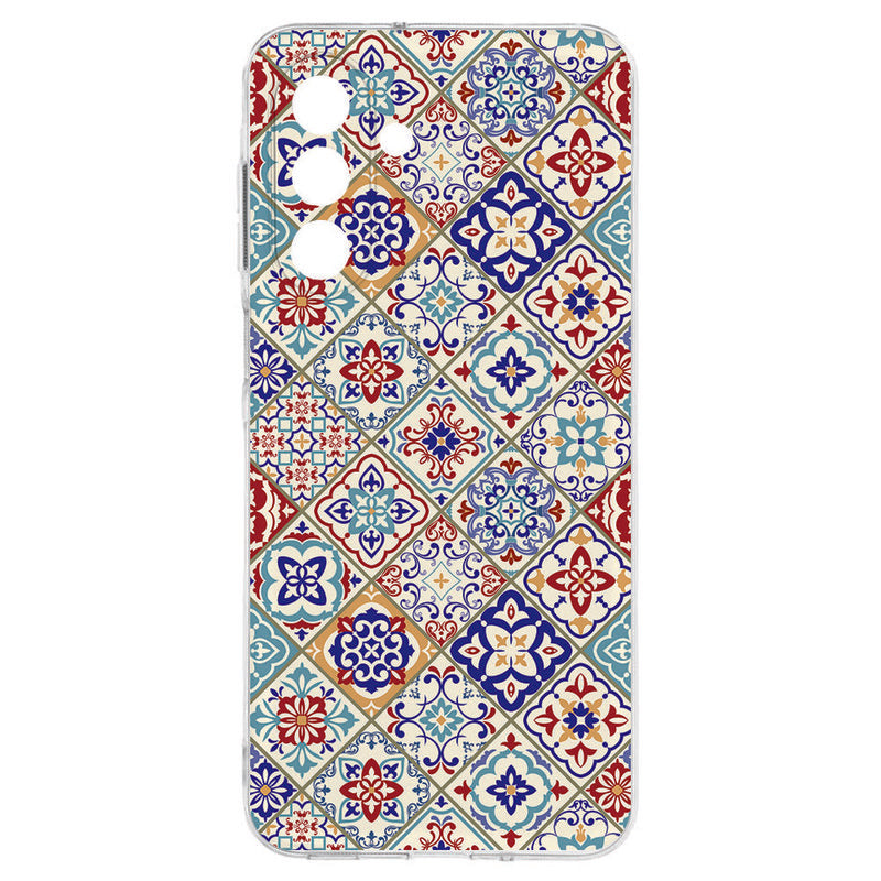 TPU Hoesje Samsung Galaxy A17 Tiles Color backcover design view