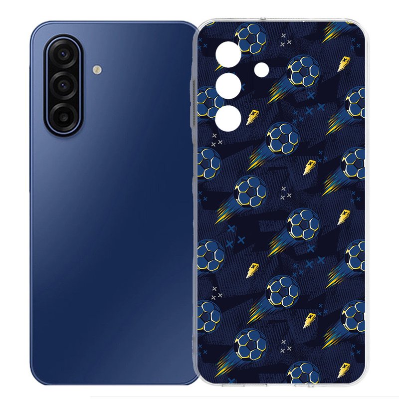 Samsung Galaxy A17 TPU Hoesje Voetbal Backcover voetbaldesign achterkant