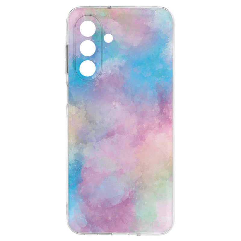 Samsung Galaxy A17 TPU Hoesje Watercolor Light achterkant
