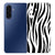 Samsung Galaxy A17 TPU Hoesje Zebra Backcover achterkant design zwart wit