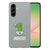 Samsung Galaxy A56 TPU Hoesje Braktus Backcover Grijs ontwerp cactus
