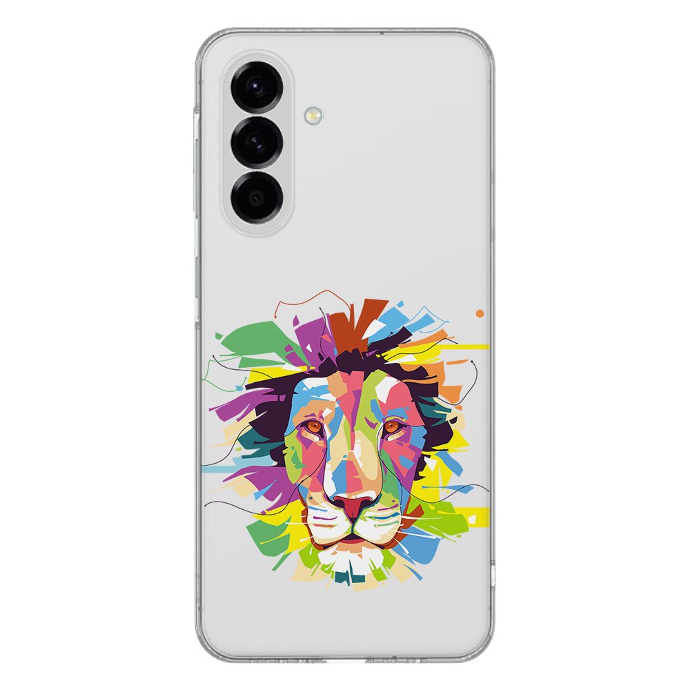 Samsung Galaxy A56 TPU Hoesje Lion Color Backcover achteraanzicht