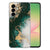 Samsung Galaxy A56 TPU Hoesje Marmer Groen Backcover achteraanzicht