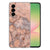 TPU Hoesje Samsung Galaxy A56 Marmer Oranje Backcover ontwerp achterkant