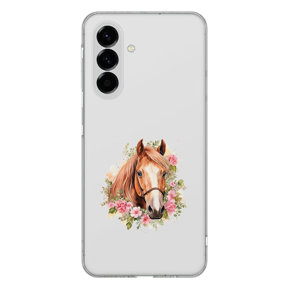Samsung Galaxy A56 TPU Hoesje Paard Backcover schouderaanzicht